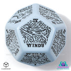 Productafbeelding Viridian Dice Jumbo Dobbelsteen Weather Generator D12 Blauw
