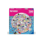Productafbeelding Hello Kitty and Friends Rond Puzzel (500 Stukjes)