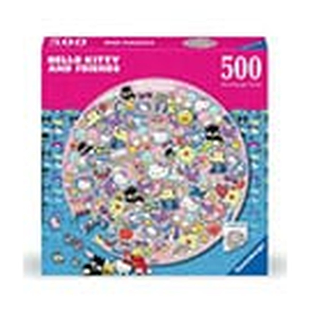 Productafbeelding Hello Kitty and Friends Rond Puzzel (500 Stukjes)