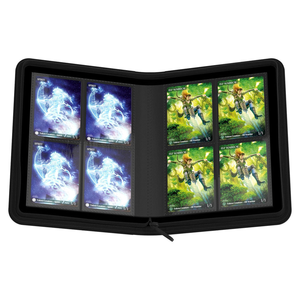 Productafbeelding Ultimate Guard Zipfolio 160 8-Pocket Xenoskin - Zwart