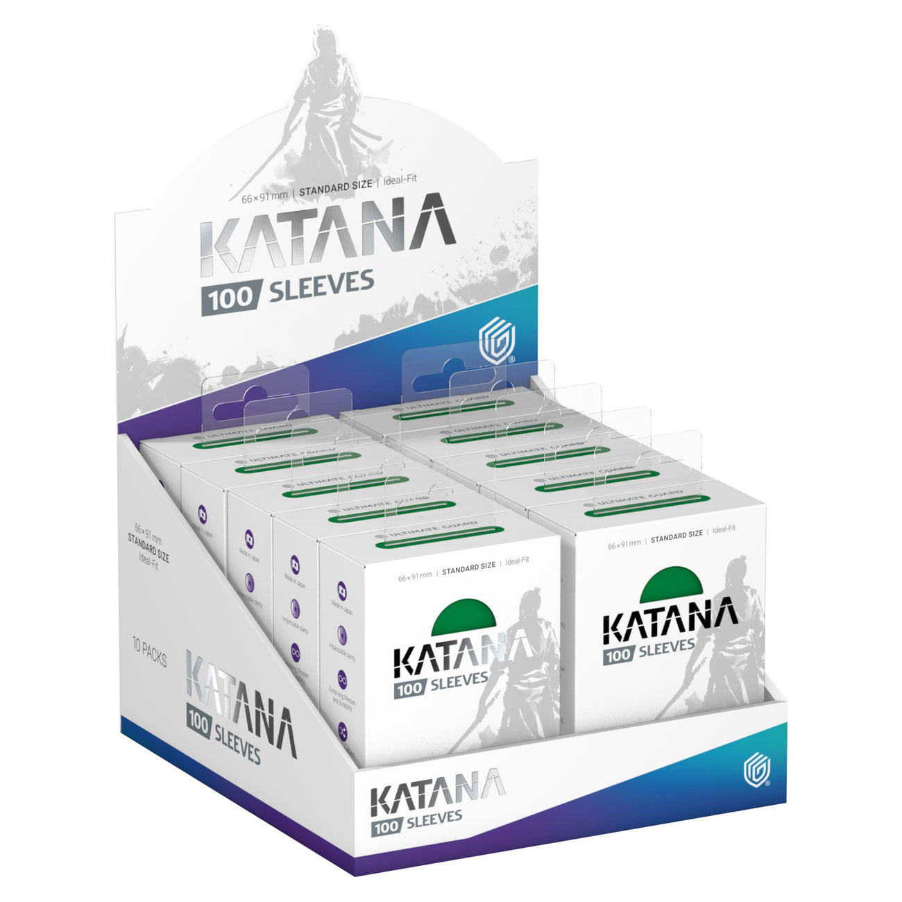 Productafbeelding Ultimate Guard Katana Sleeves Standaard Formaat (100) - Jade