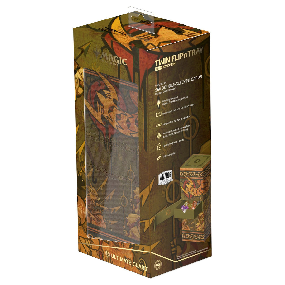 Productafbeelding Ultimate Guard Twin Flip'n'Tray 266+ Xenoskin Magic: The