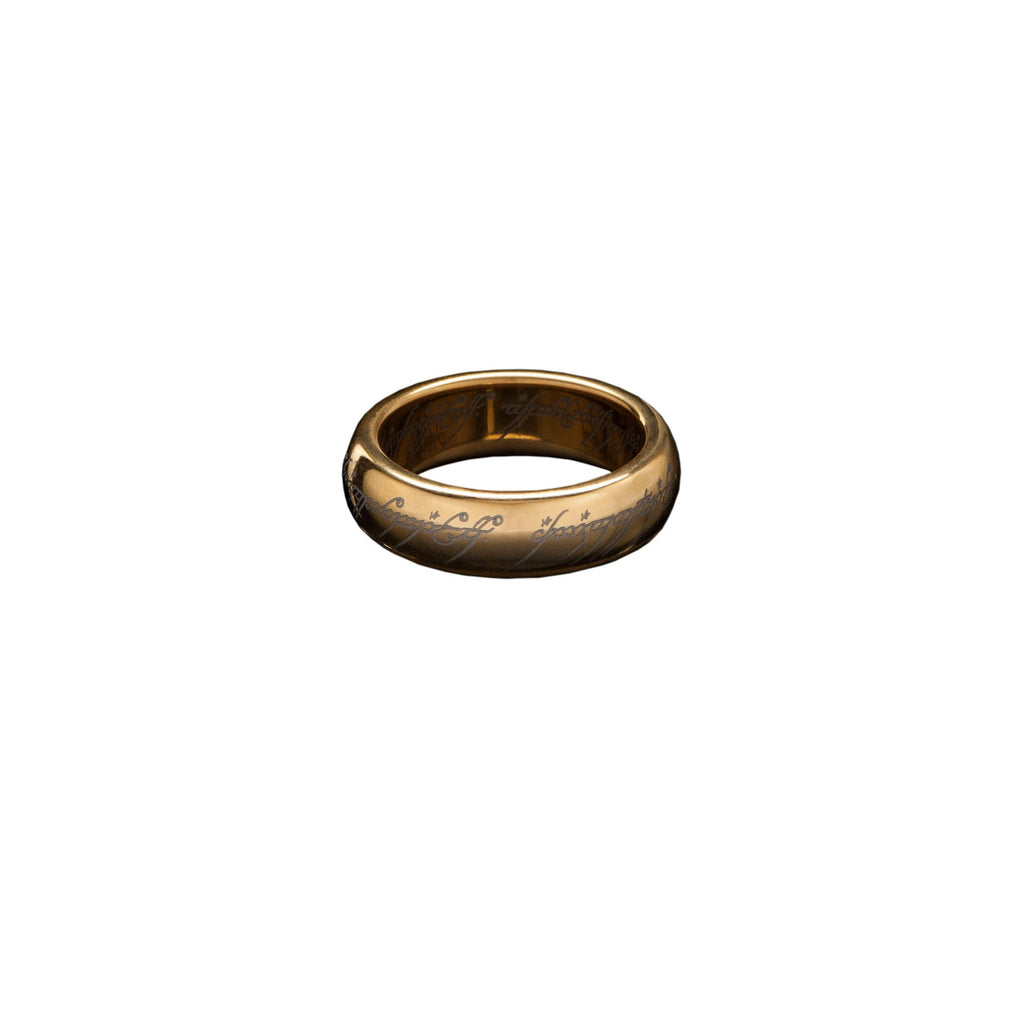 Productafbeelding In de Ban van de Ring Wolfraam Ring De Ene Ring (verguld) Maat