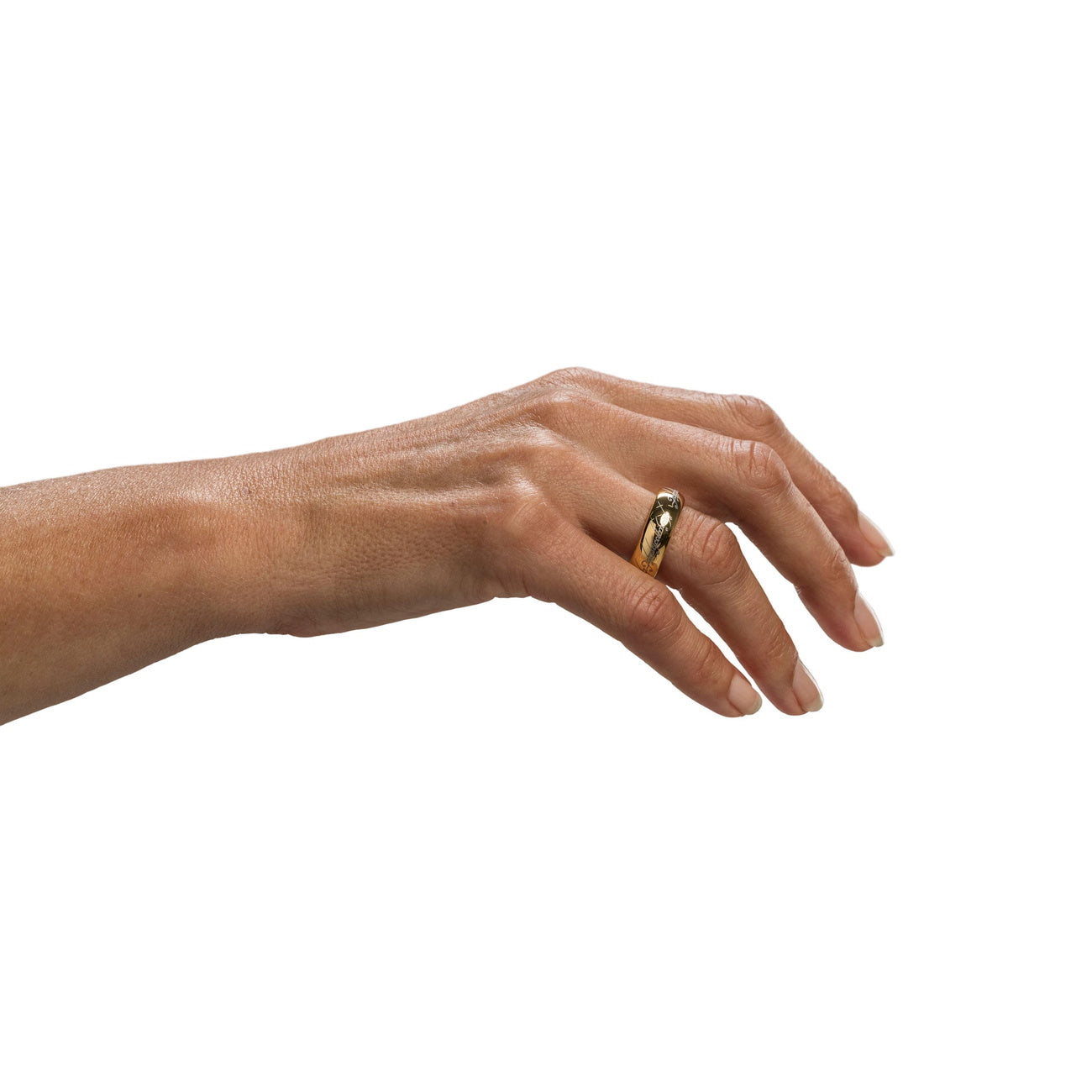 Product image Lord of the Rings Tungsten Ring The One Ring (gold-plated) Size