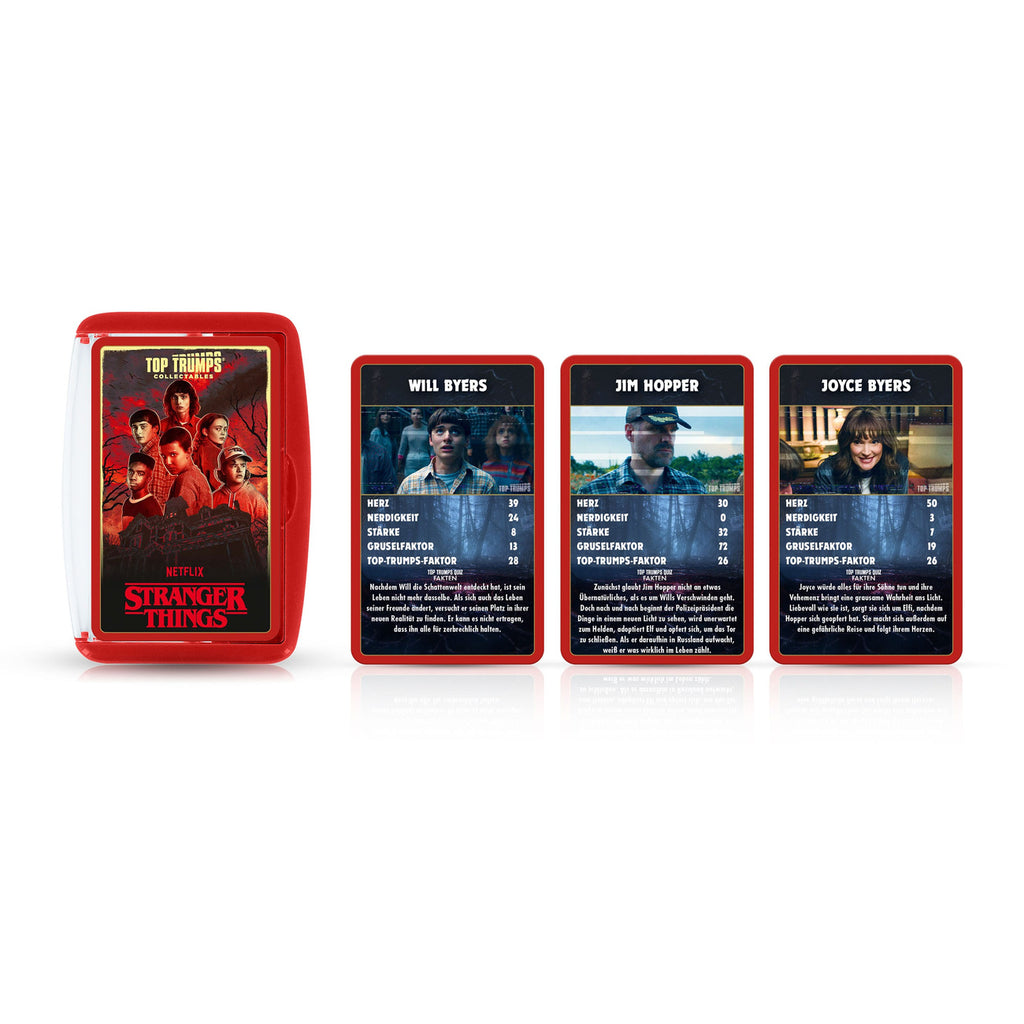 Productafbeelding Stranger Things Kaartspel Top Trumps Collectables