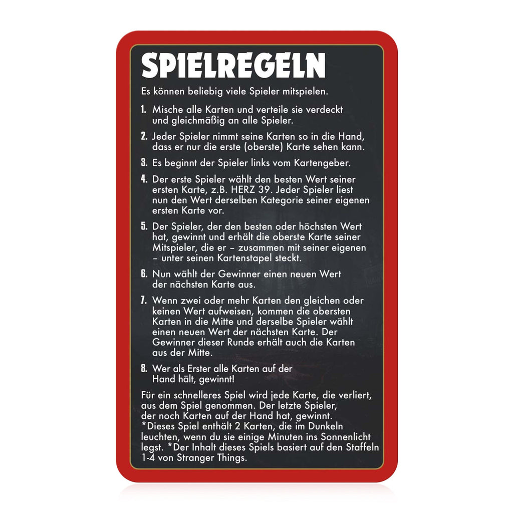 Productafbeelding Stranger Things Kaartspel Top Trumps Collectables