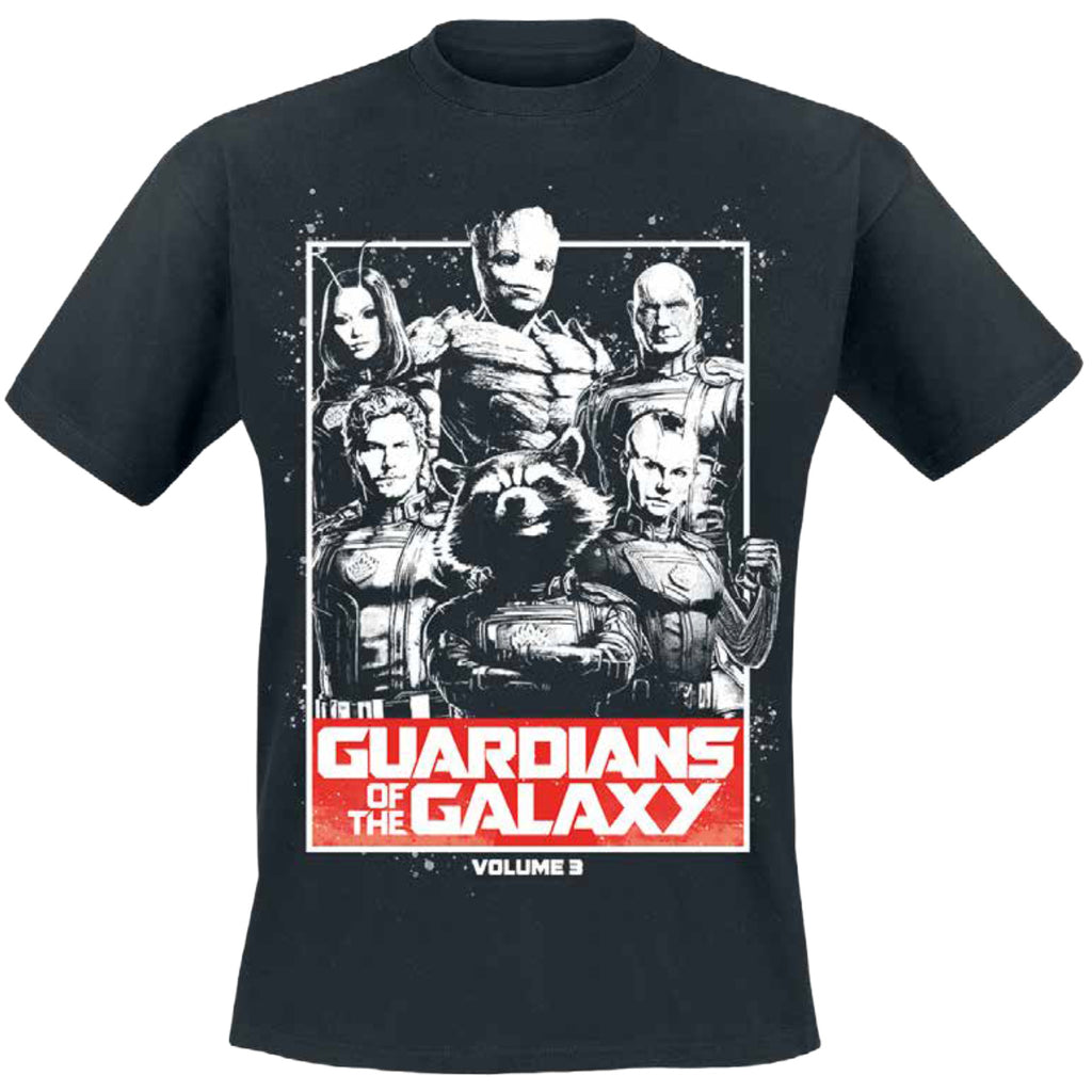 Productafbeelding Guardians Vol. 3 T-shirt zwart - Guardians of the Galaxy