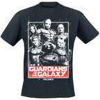 Productafbeelding Guardians Vol. 3 T-shirt zwart - Guardians of the Galaxy
