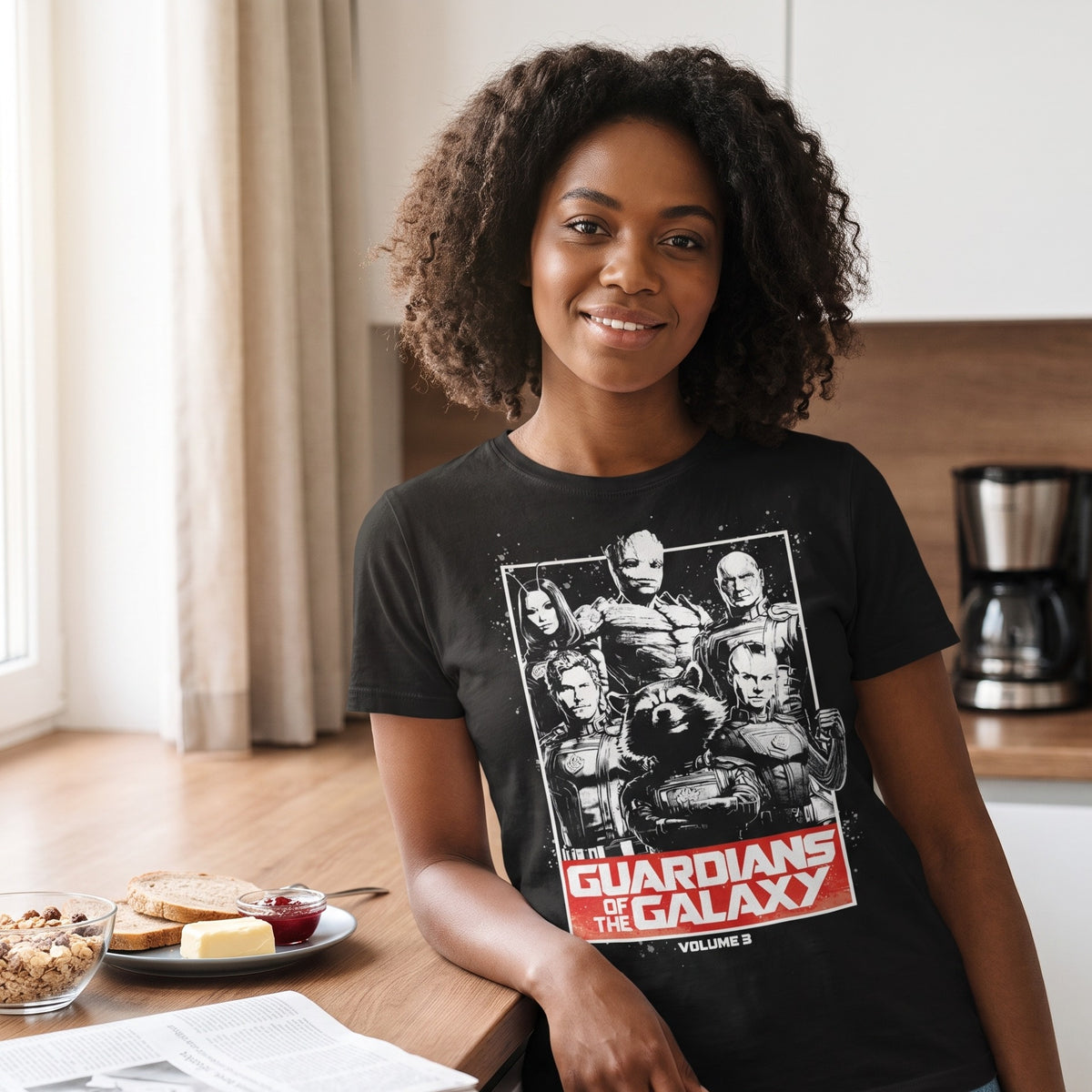 Productafbeelding Guardians Vol. 3 T-shirt zwart - Guardians of the Galaxy