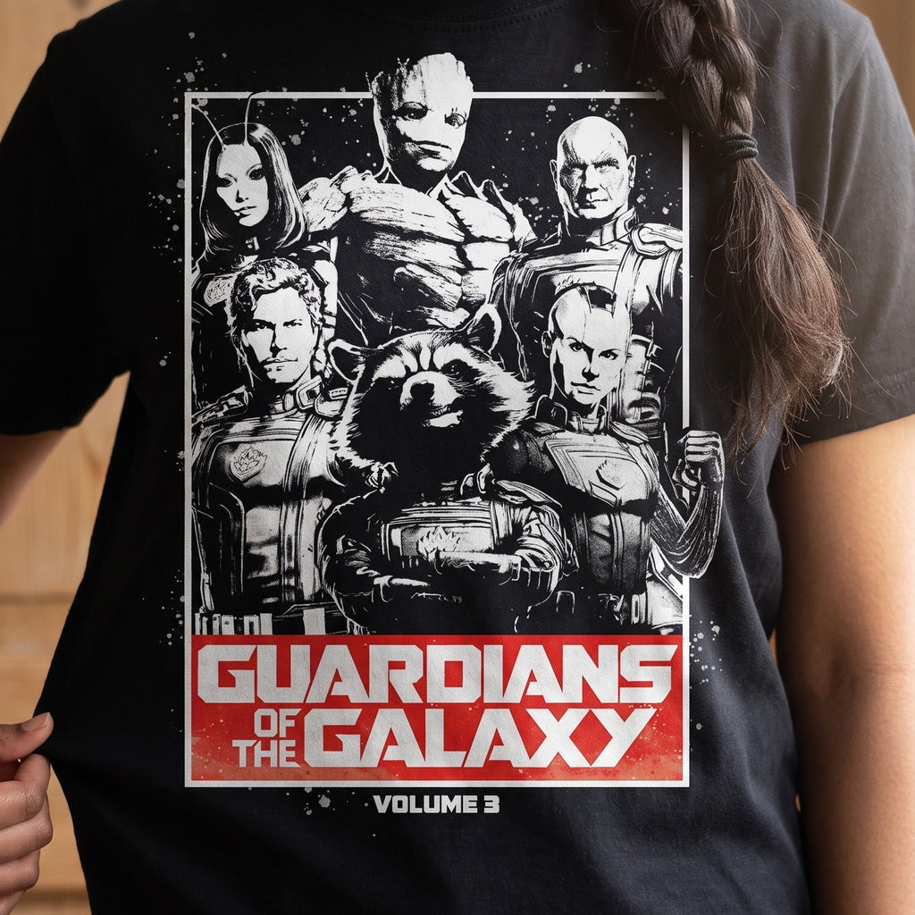 Productafbeelding Guardians Vol. 3 T-shirt zwart - Guardians of the Galaxy