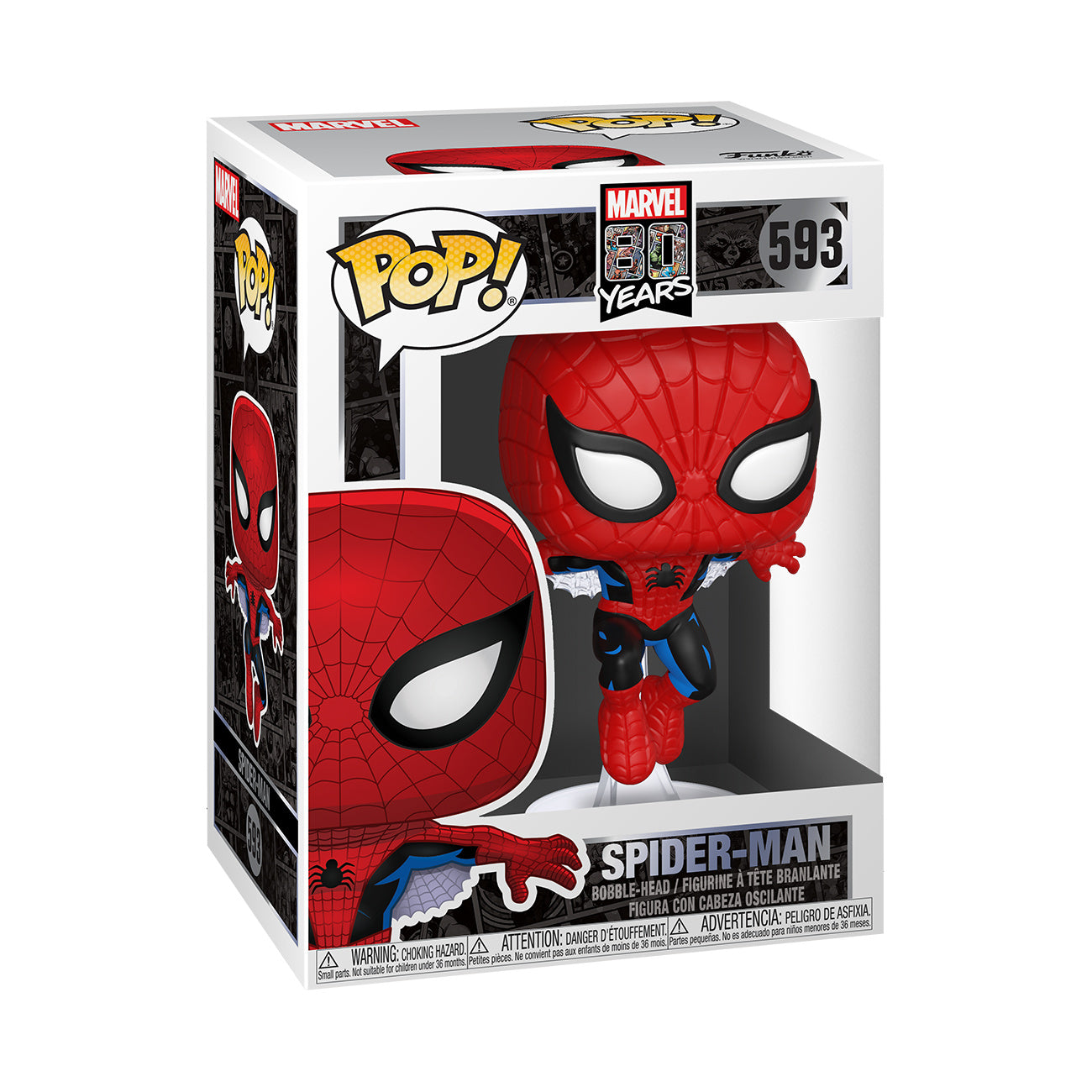 Productafbeelding Spider-Man - First Appearance Marvel 80th Funko Pop! figuur