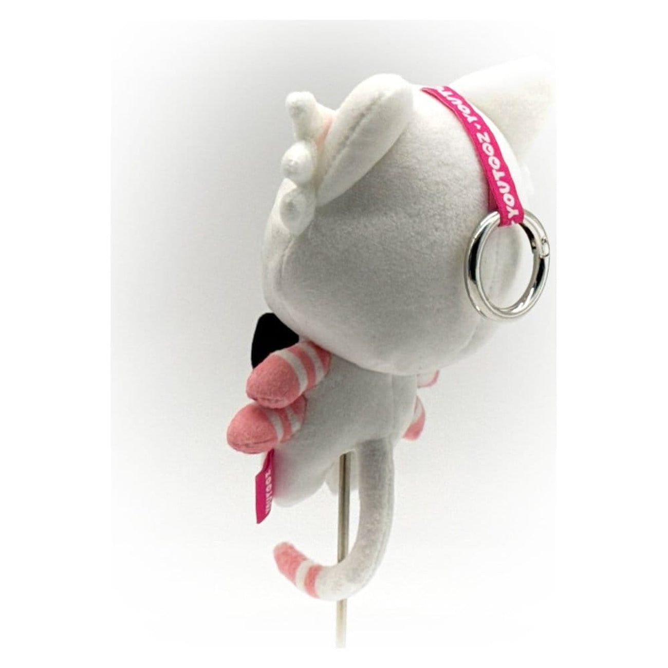 Productafbeelding Hazbin Hotel - Angel Dust Kitty pluchen sleutelhanger