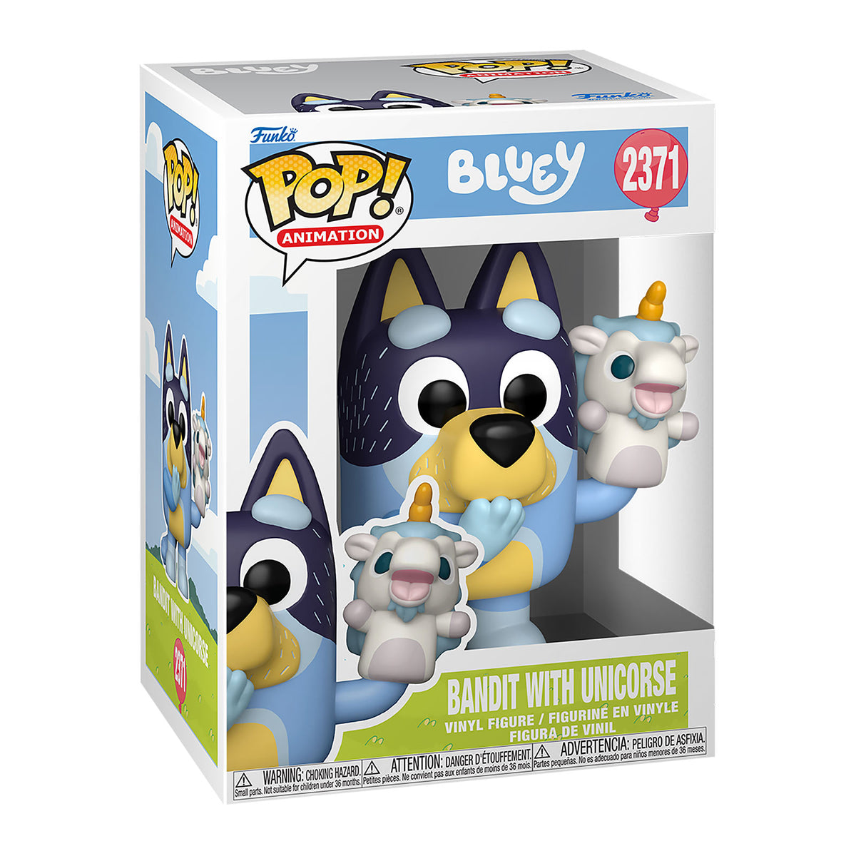 Product image Bluey - Bandit with Unicorn Funko Pop Figure