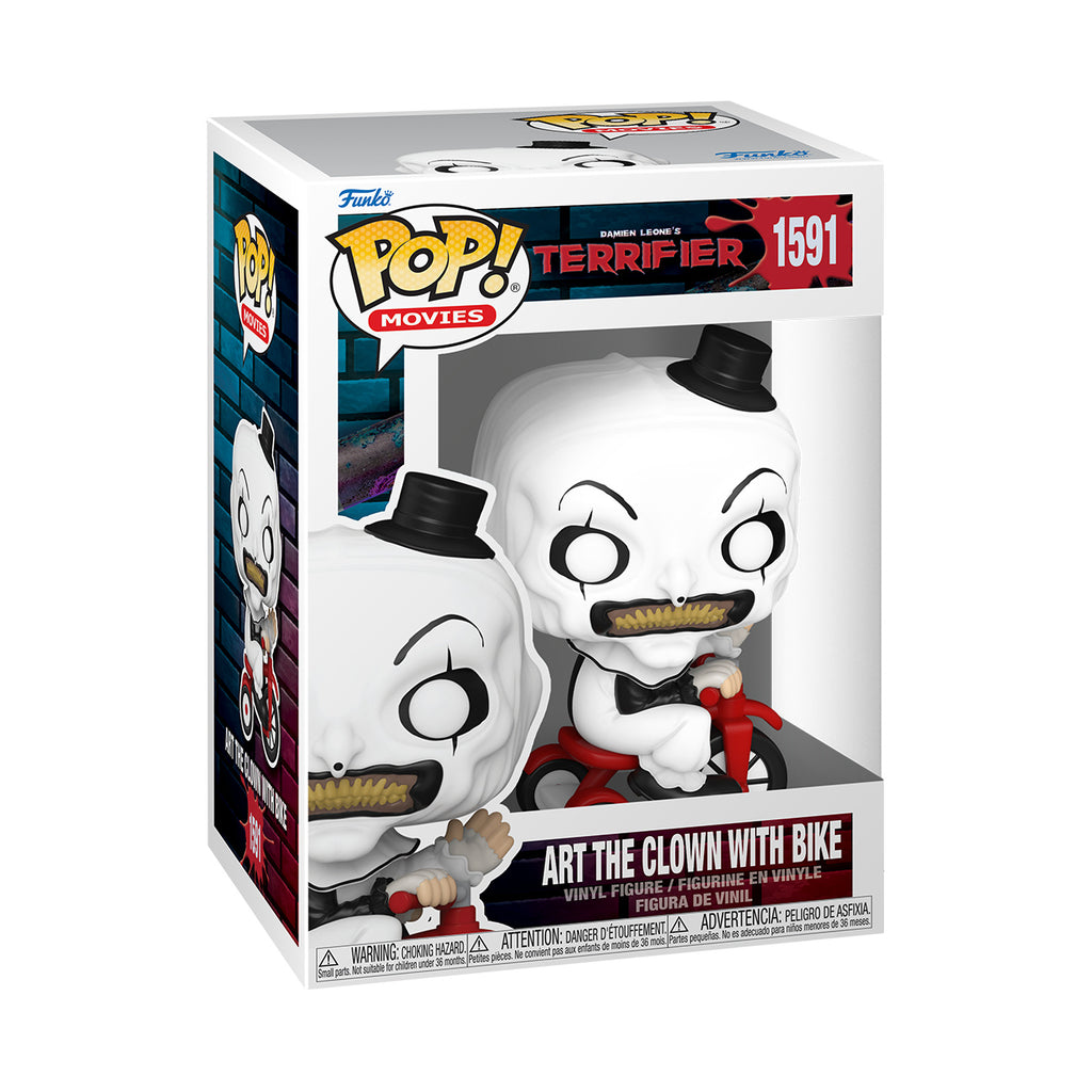 Productafbeelding Terrifier - Art the Clown met driewieler Funko Pop! figuur