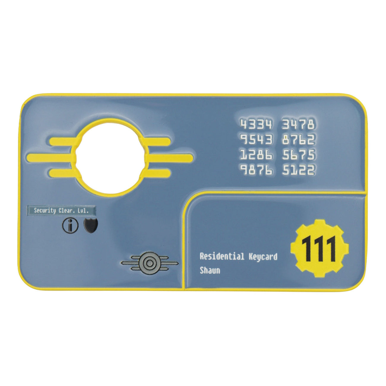 Productafbeelding Fallout 4 - Vault 111 Security Keycard Replica Limited Edition