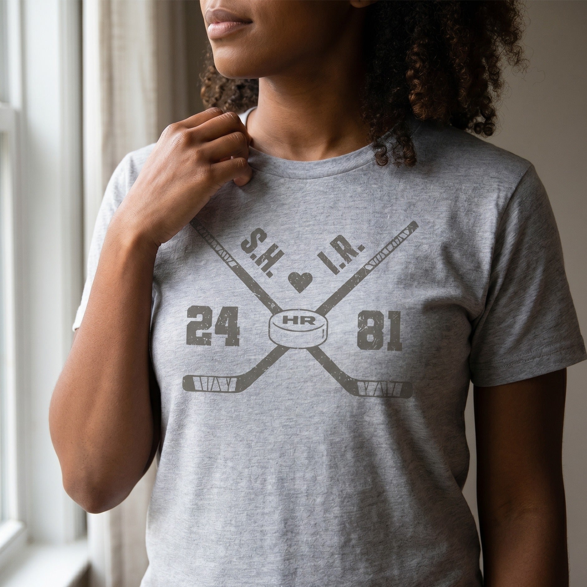 Productafbeelding Hollander en Rozanov hockey T-shirt voor Heated Rivalry-fans