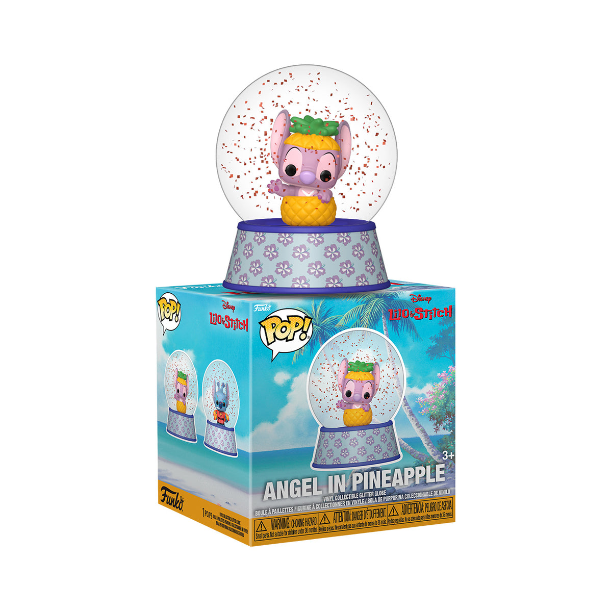 Productafbeelding Stitch Funko Pop Mystery Glitter Sneeuwbol 12-delig Display - Lilo & Stitch