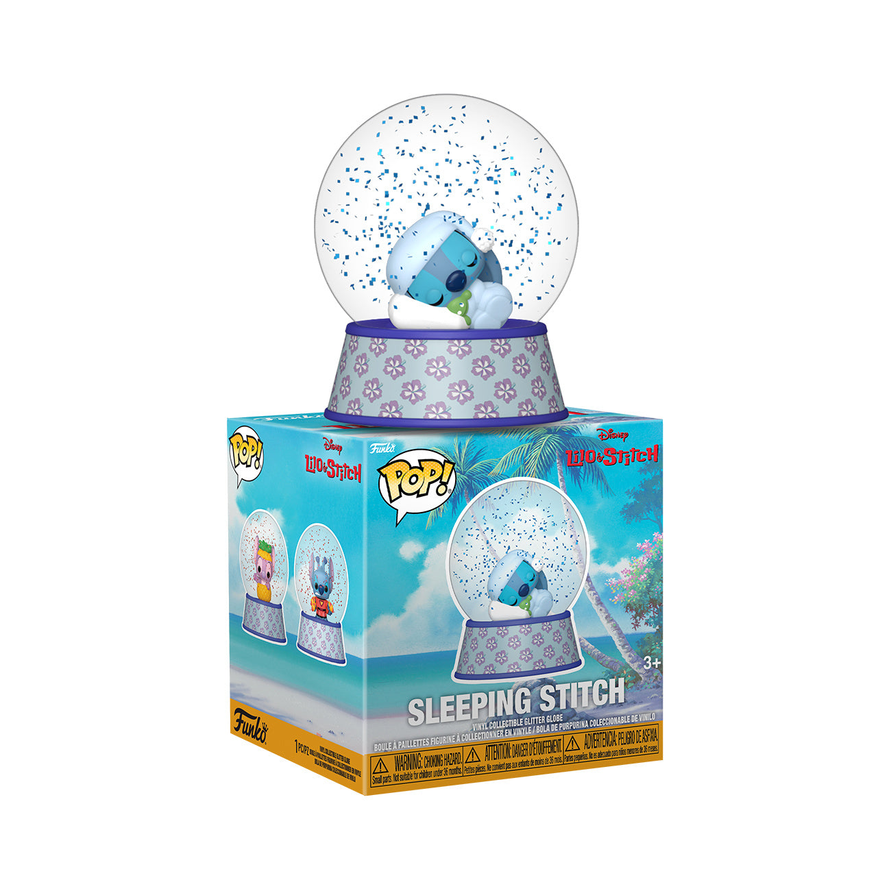 Productafbeelding Stitch Funko Pop Mystery Glitter Sneeuwbol 12-delig Display - Lilo & Stitch