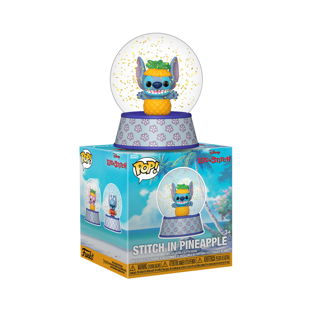 Productafbeelding Stitch Funko Pop Mystery Glitter Sneeuwbol - Lilo & Stitch