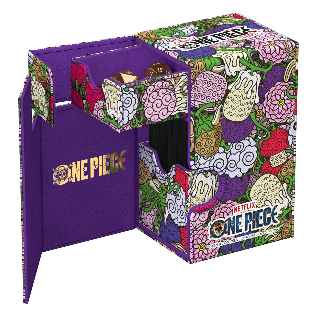 Productafbeelding One Piece - Devil Fruits Ultimate Guard Flip'n'Tray 80+ Deckbox