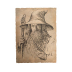 Productafbeelding The Hobbit Kunstdruk Portret van Gandalf de Grijze 21 x 28
