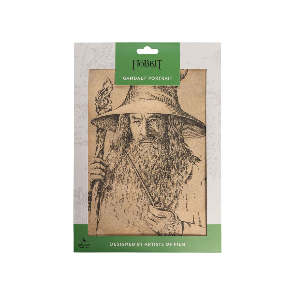 Productafbeelding The Hobbit Kunstdruk Portret van Gandalf de Grijze 21 x 28