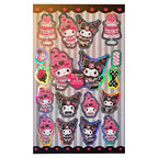 Productafbeelding Sanrio Pink Black Party Series Stickerset Kuromi & My Melody