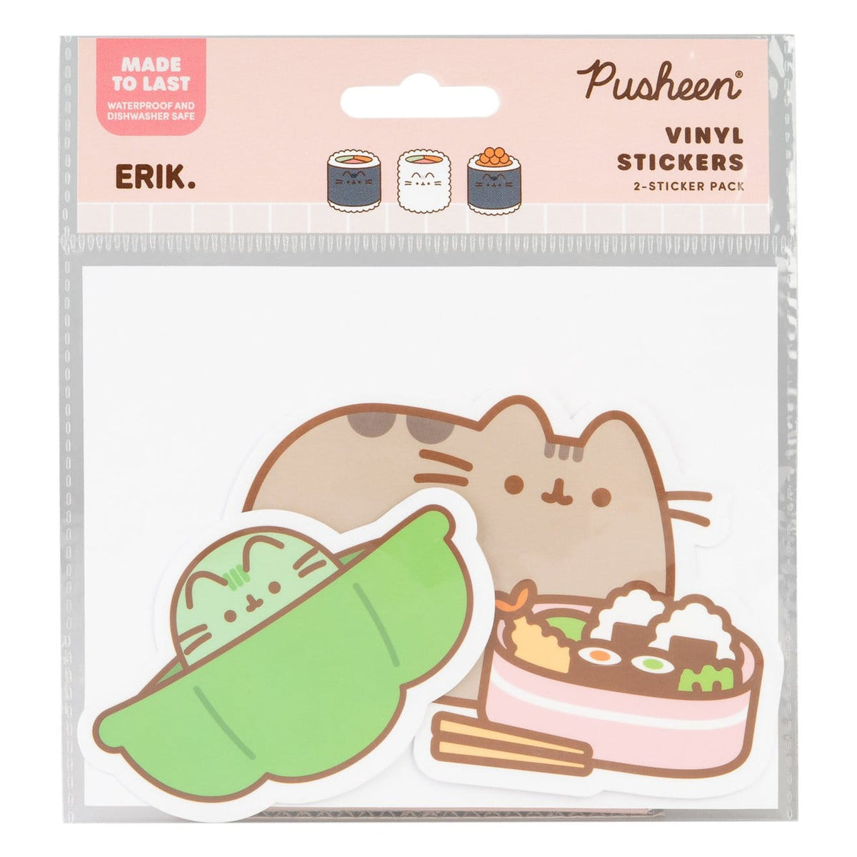 Productafbeelding Pusheen Vinylstickers Sushi Roll Vol. 4 Set van 2