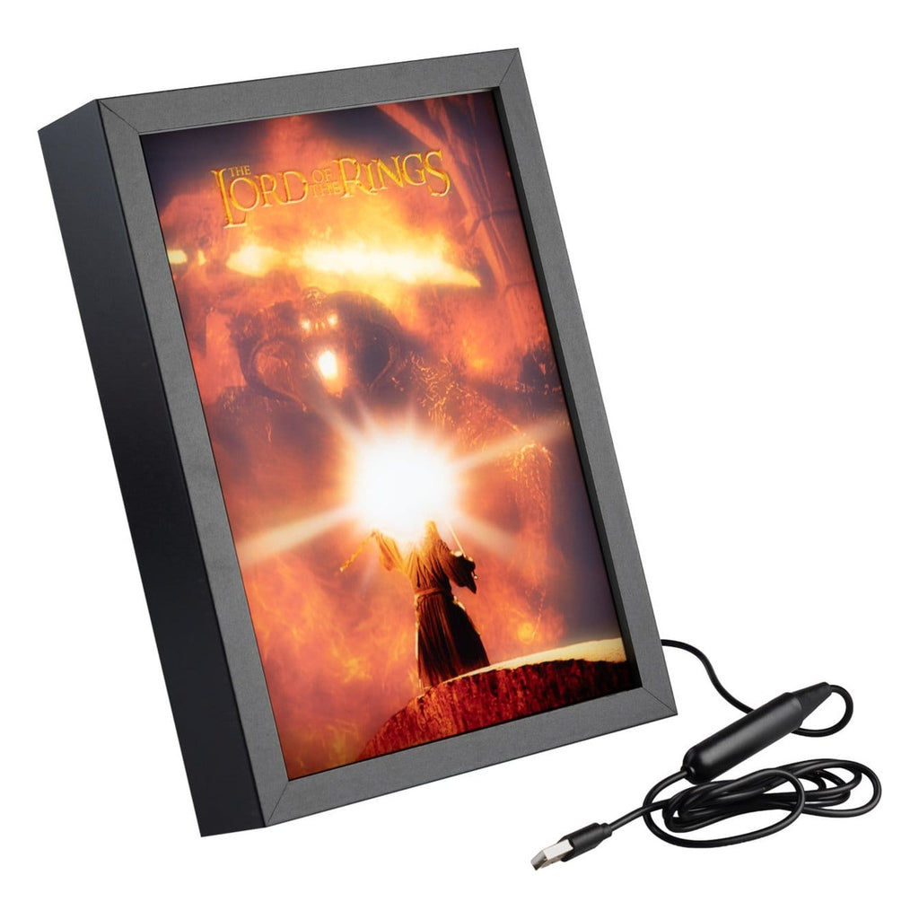 Productafbeelding In de Ban van de Ring Gekaderd LED-paneel 28 x 20 cm
