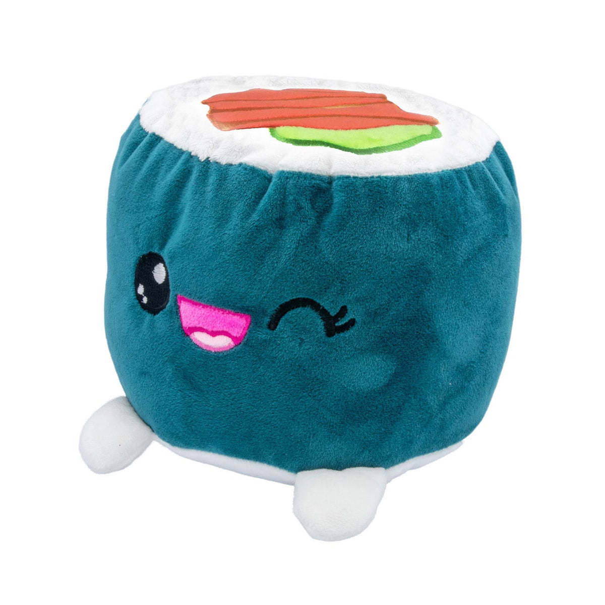 Productafbeelding Plushi knuffelfiguur maki sushi met zalm 20 cm