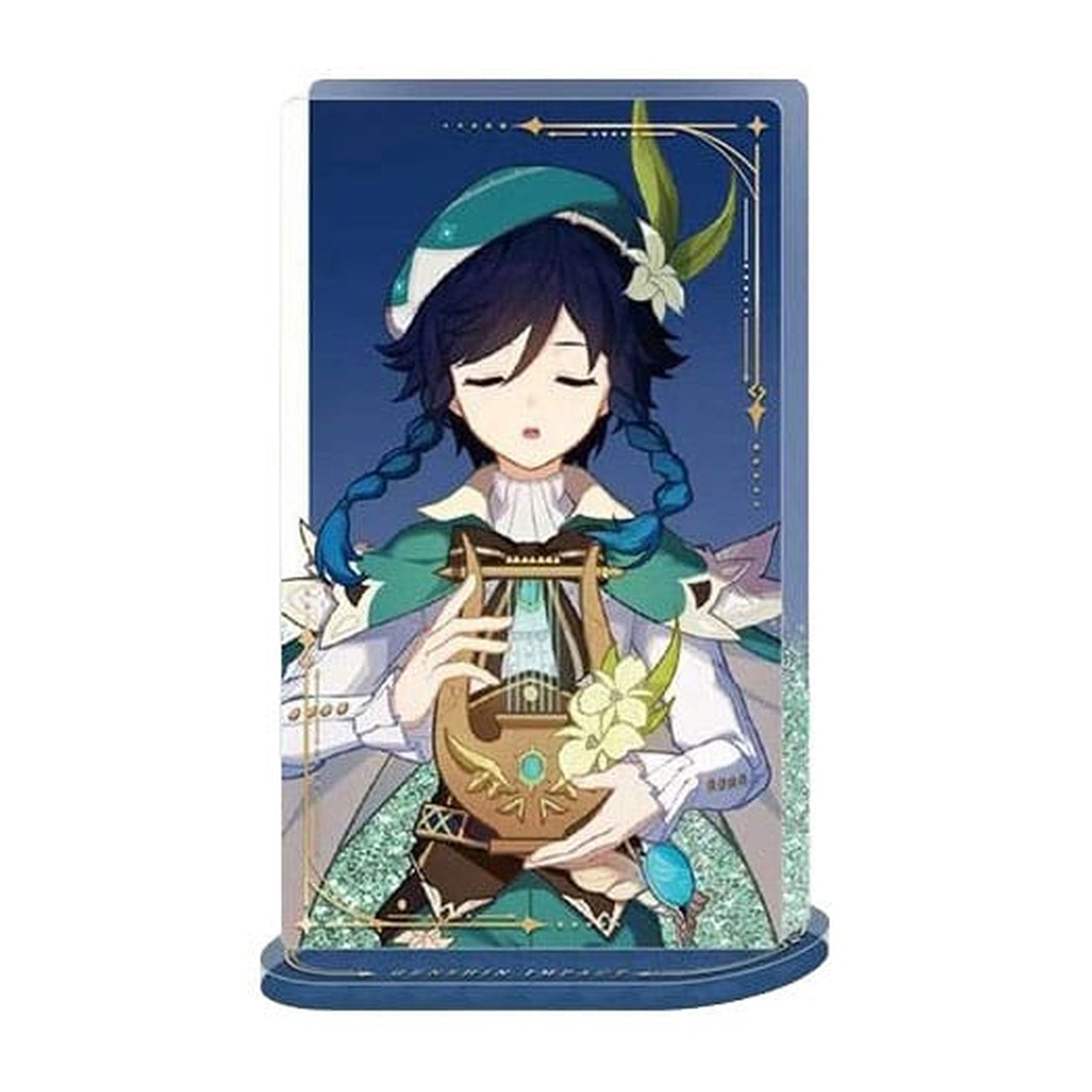 Productafbeelding Genshin Impact Acryl Ornament met glitter: Venti 11 cm
