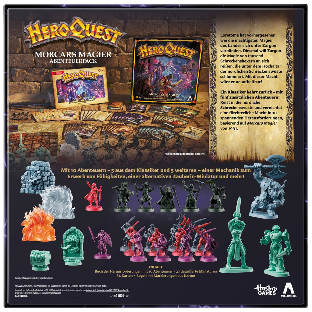 Productafbeelding HeroQuest Bordspel-uitbreiding - Morcars Tovenaars