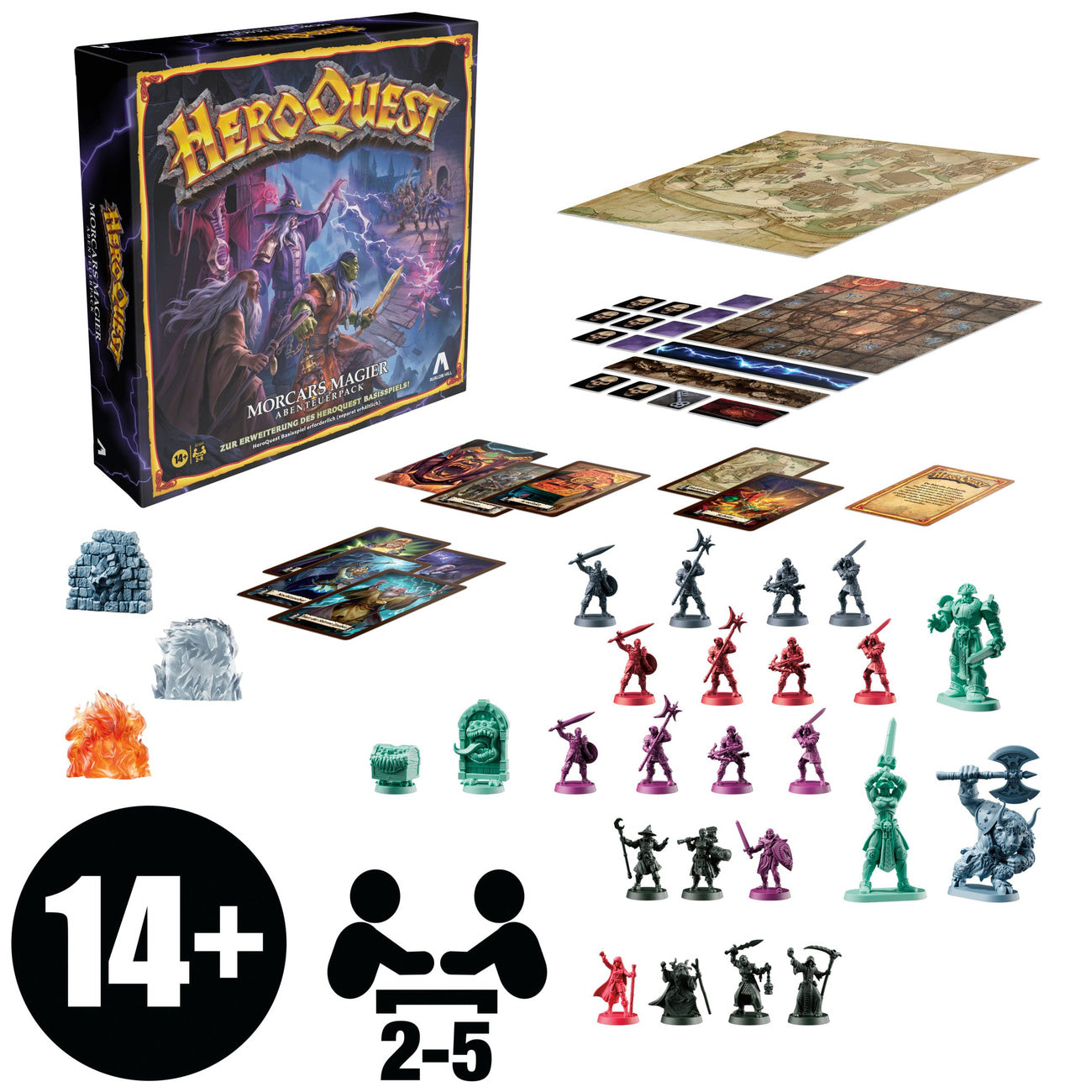 Productafbeelding HeroQuest Bordspel-uitbreiding - Morcars Tovenaars