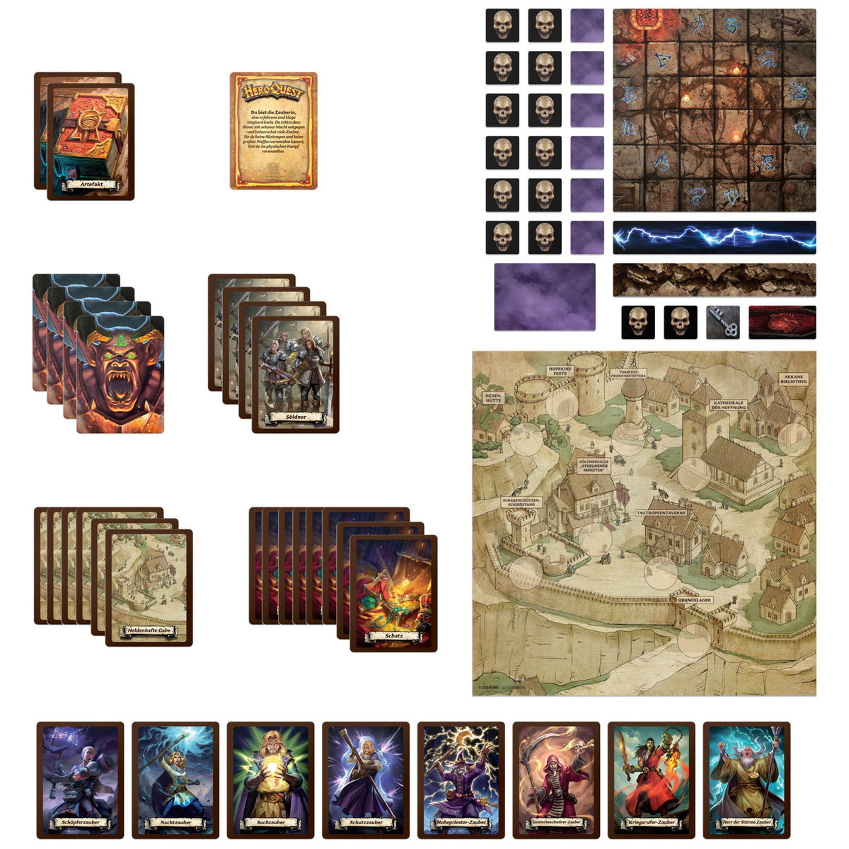 Productafbeelding HeroQuest Bordspel-uitbreiding - Morcars Tovenaars