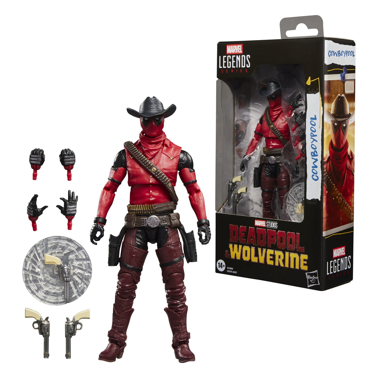Productafbeelding Deadpool & Wolverine Marvel Legends Actiefiguur Cowboypool