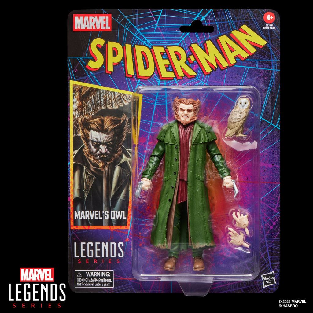 Productafbeelding Spider-Man Marvel Legends Retro actiefiguur Marvel's Owl 15