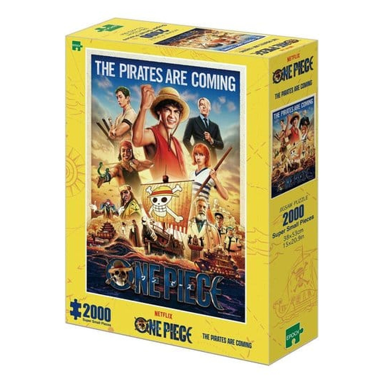Productafbeelding One Piece Puzzel 2000 stukjes The Pirates Are Coming