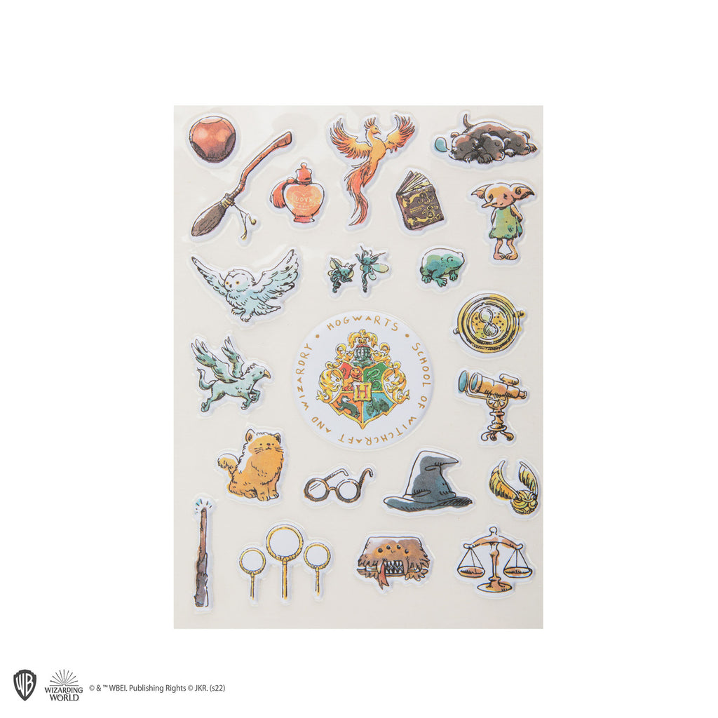 Productafbeelding Harry Potter Puffy Sticker Hogwarts Essentials