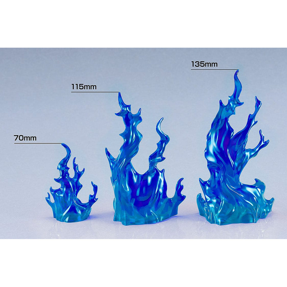 Productafbeelding The Simple Effect accessoireset voor figuren Flames: Blue