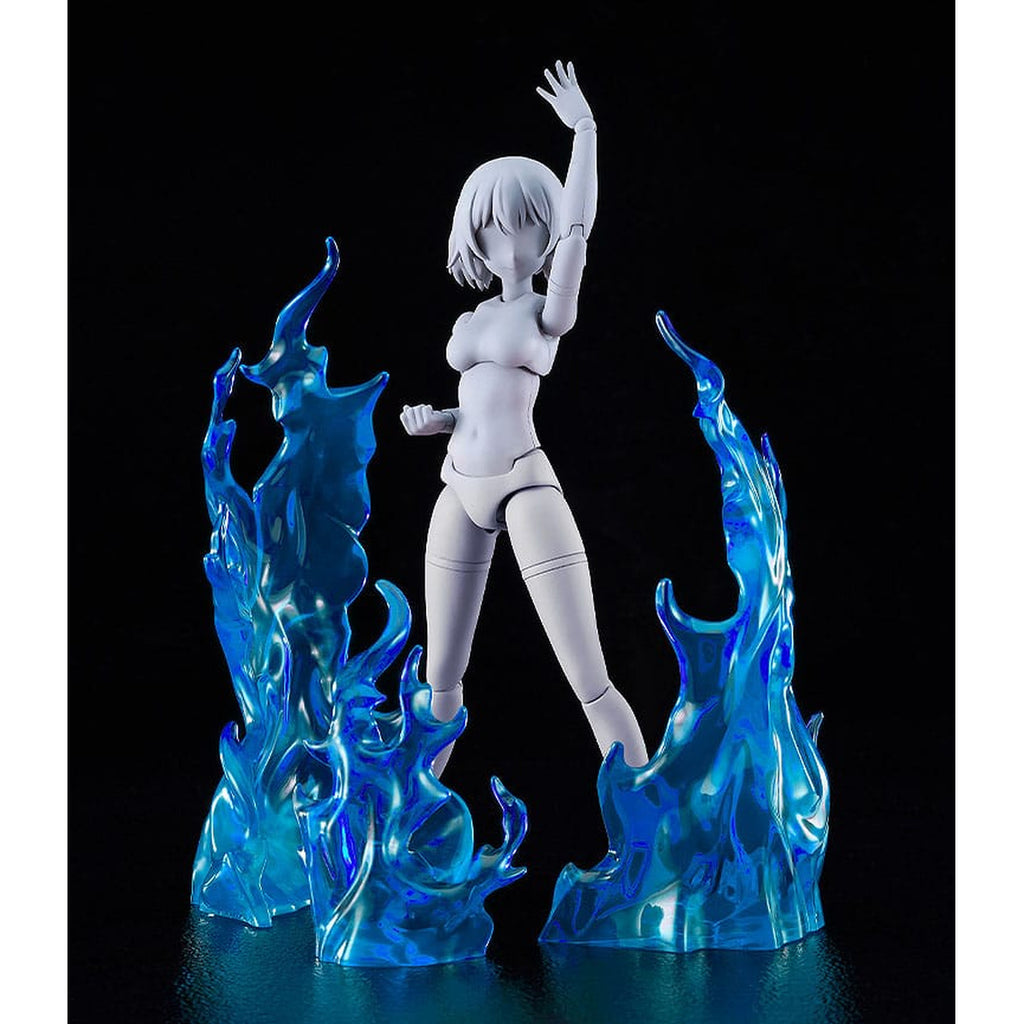 Productafbeelding The Simple Effect accessoireset voor figuren Flames: Blue