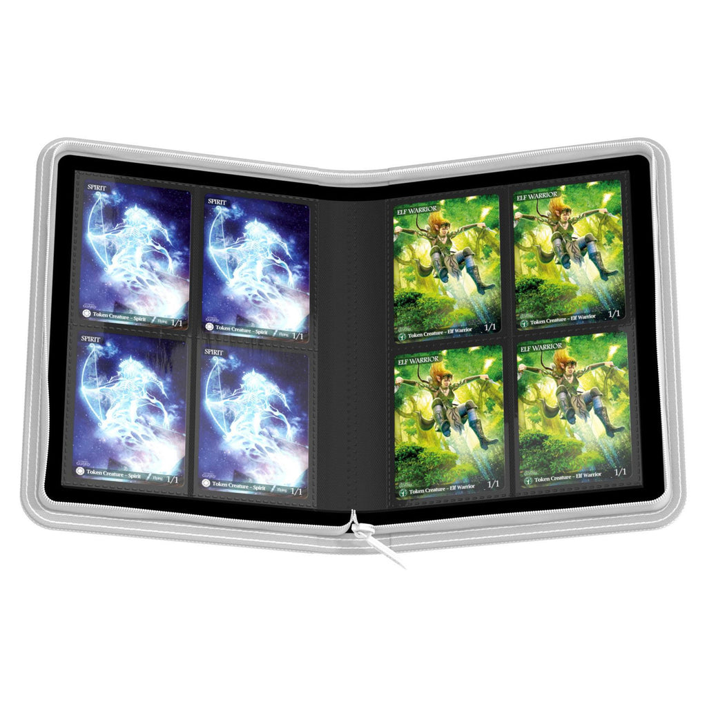 Productafbeelding Ultimate Guard Zipfolio 160 8-Pocket Xenoskin - Wit