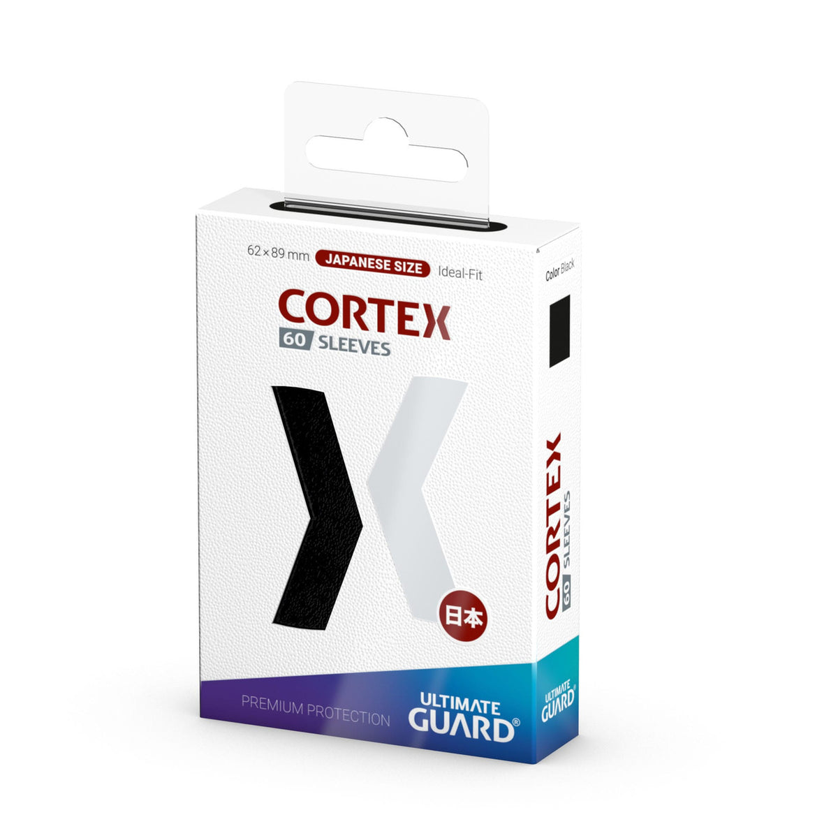 Productafbeelding Ultimate Guard Cortex Sleeves Japanese Size (60) - Black