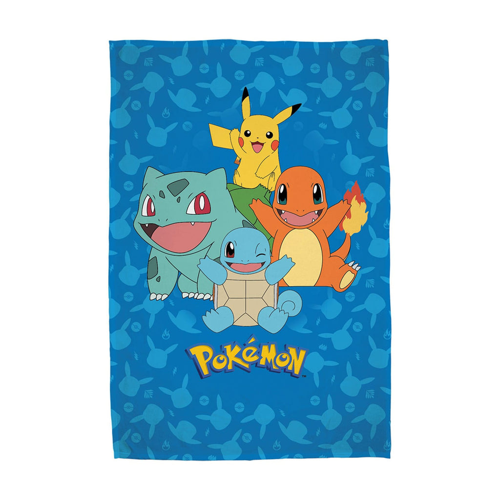 Productafbeelding Pokémon flanel-fleecedeken Starter Pokémon 130 x 160 cm
