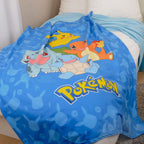 Productafbeelding Pokémon flanel-fleecedeken Starter Pokémon 130 x 160 cm