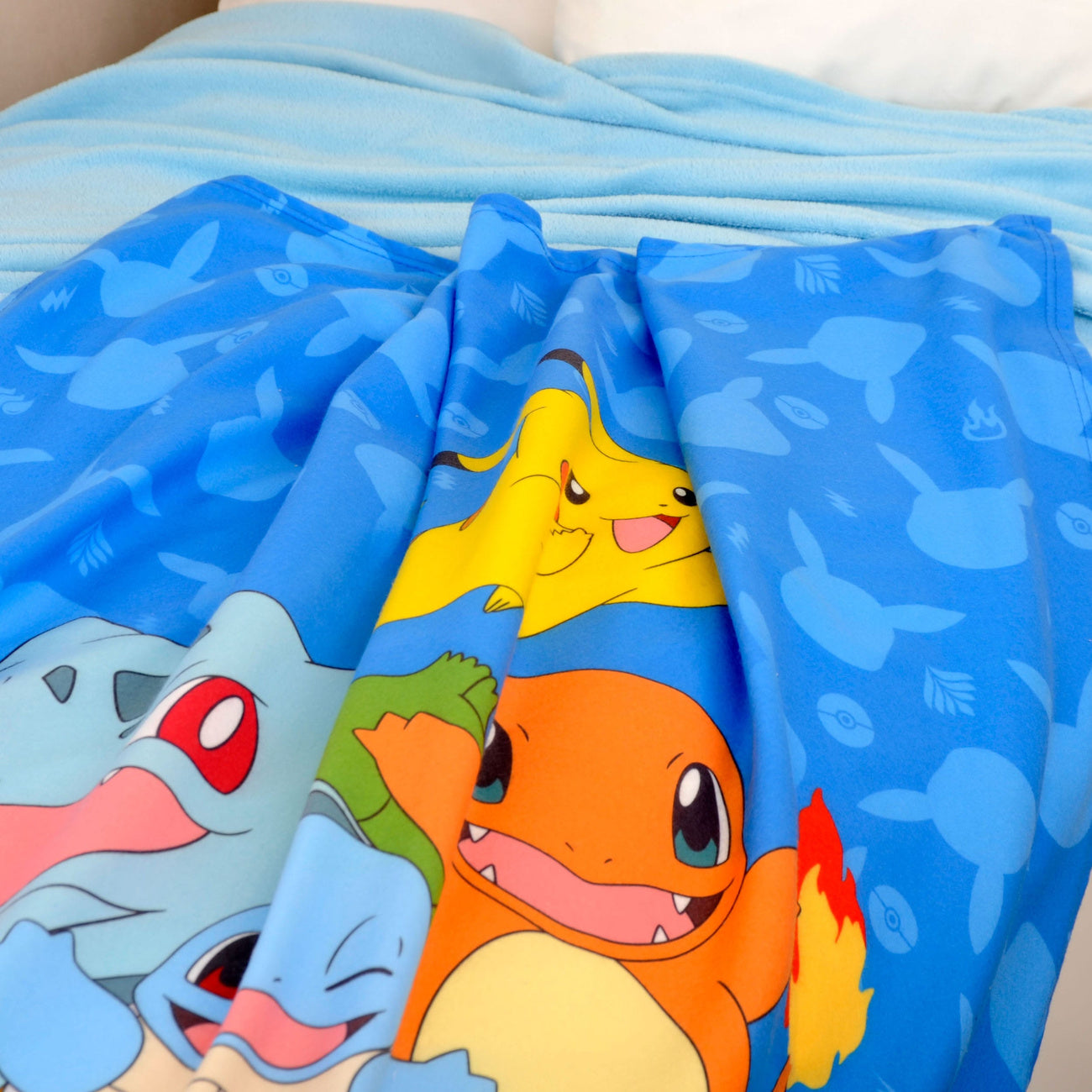 Productafbeelding Pokémon flanel-fleecedeken Starter Pokémon 130 x 160 cm