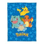 Productafbeelding Pokémon flanel-fleecedeken Starter Pokémon 130 x 160 cm