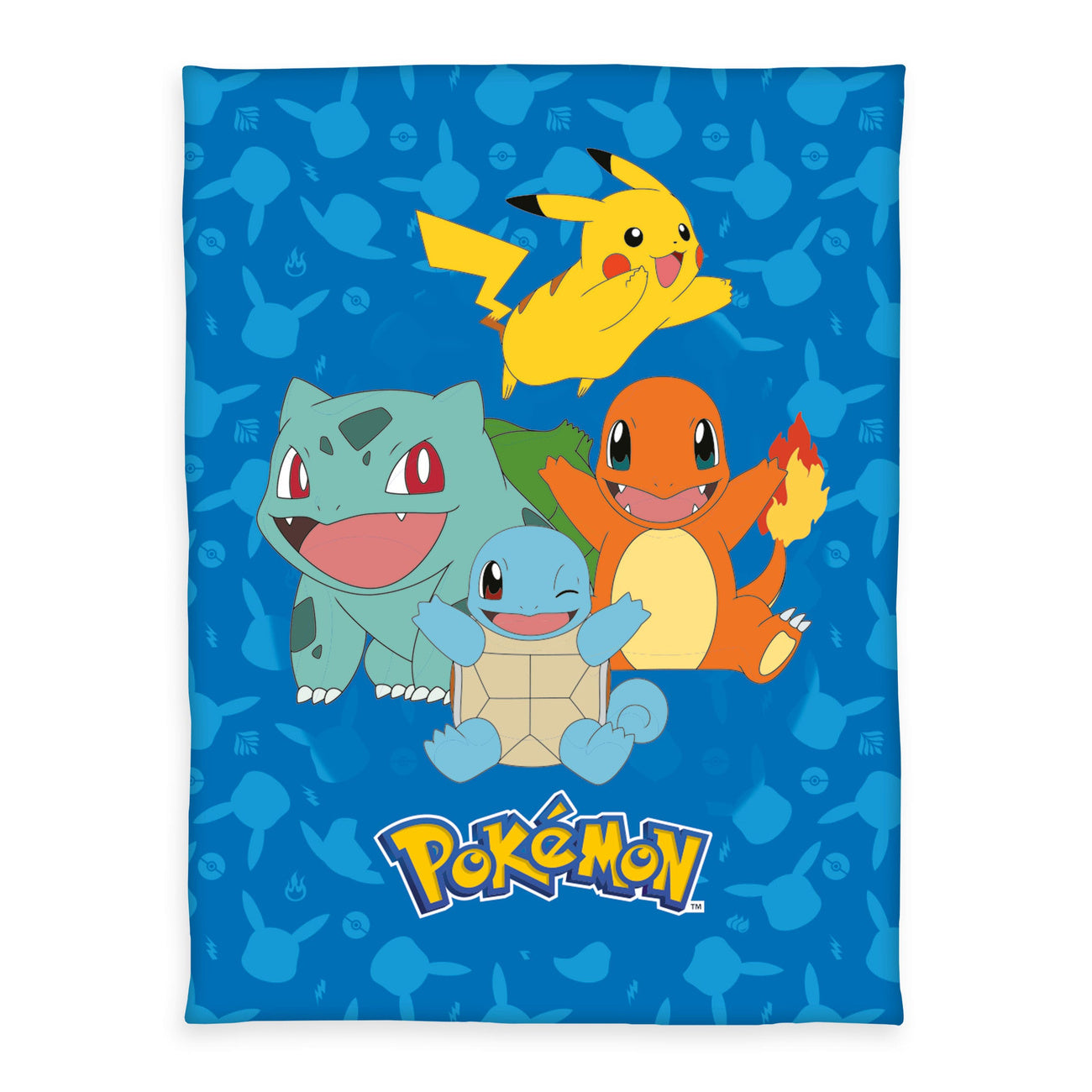 Productafbeelding Pokémon flanel-fleecedeken Starter Pokémon 130 x 160 cm