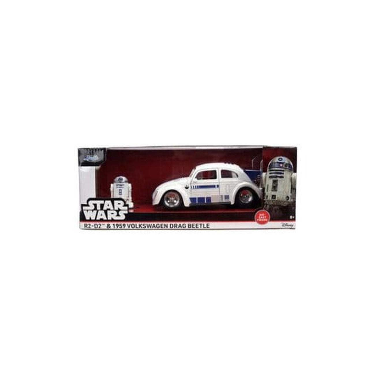 Productafbeelding Star Wars Diecast Model 1:24 R2-D2 1959 VW Drag Beetle