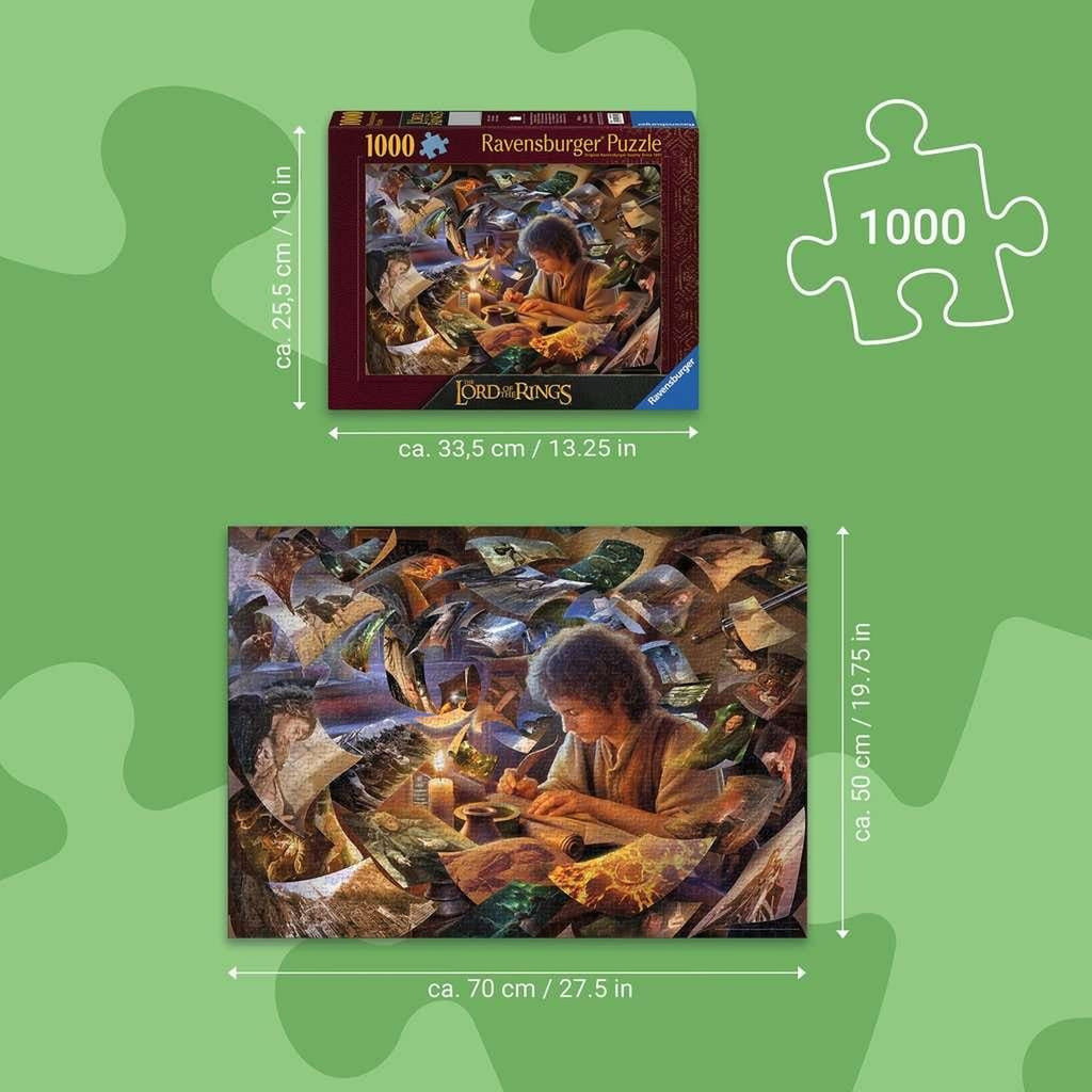 Product image The Lord of the Rings Puzzle Frodo’s Journey (1000 pieces)