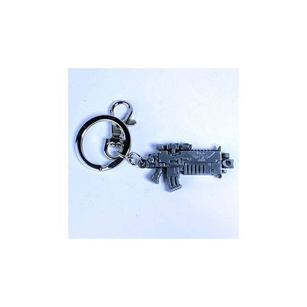 Productafbeelding Warhammer 40K metalen sleutelhanger Bolter Metallic